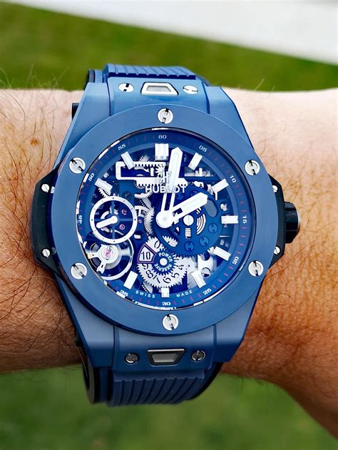 hublot blue ceramic.